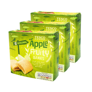 Tesco 6 Apple Fruity Bakes 3 Pack (222g per pack)