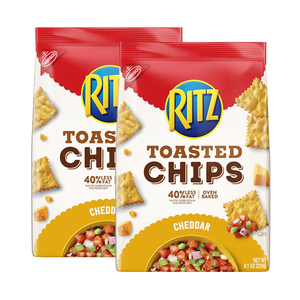 Nabisco Ritz Cheddar Toasted Chips 2 Pack (229g per Pack)
