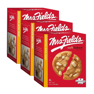 Mrs. Fields White Chunk Macadamia Cookies 3 Pack (226.8g per Box)
