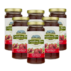 Cascadian Farm Organic Strawberry Fruit Spread 6 Pack (284g per Bottle)