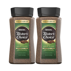 Nescafe Taster's Choice House Blend Decaf Instant Coffee 2 Pack (397g per Bottle)