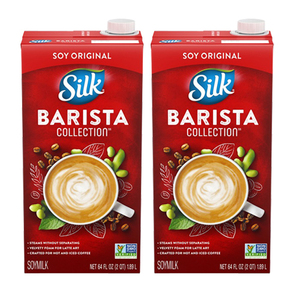 Silk Barista Collection Soy Original 2 Pack (1.89L per Pack)