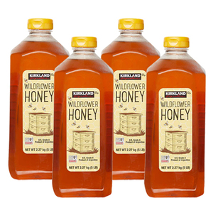 Kirkland Signature Wildflower Honey 4 Pack (2.27kg per Bottle)