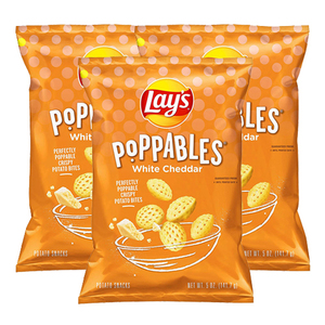 Lay's Poppables White Cheddar Potato Snacks 3 Pack (141.7g per Pack)