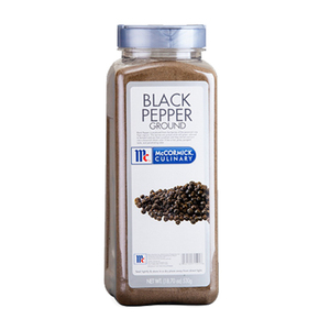 McCormick Culinary Ground Black Pepper 3 Pack (530g per Bottle)