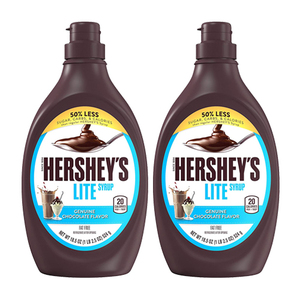 Hershey's Lite Chocolate Syrup 2 Pack (524g per Bottle)