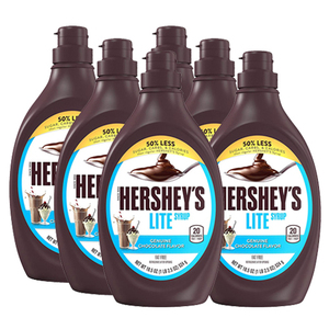 Hershey's Lite Chocolate Syrup 6 Pack (524g per Bottle)