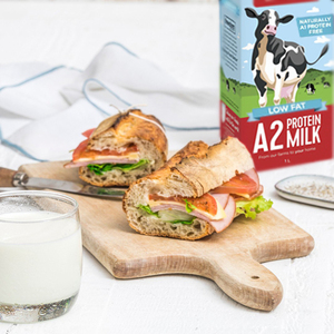 Australia's Own A2 Protein Low Fat Milk 2 Pack (1L per Pack)