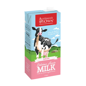 Australia's Own Skim Dairy Milk 3 Pack (1L per Pack)
