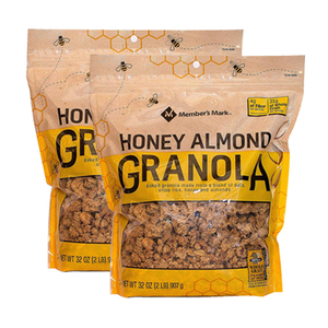 Member's Mark Honey Almond Granola 2 Pack (907g per Pack)