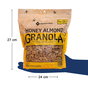 Member's Mark Honey Almond Granola 2 Pack (907g per Pack)