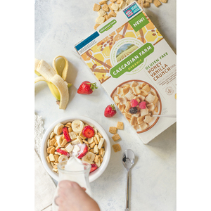 Cascadian Farm Gluten Free Honey Vanilla Crunch Cereal 2 Pack (822g per Box)