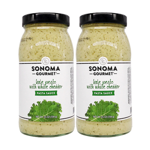 Sonoma Gourmet Kale Pesto with White Cheddar Pasta Sauce 2 Pack (709g per Jar)