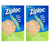 Ziploc Sandwich Bags 2 Pack (125\'s per pack)
