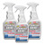 Clean-X Stainless Shine Cleans + Protects 3 Pack (740ml per pack)