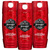 Old Spice Body Wash Swagger Red 3 pack (473ml Per Bottle)