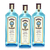 Bombay Sapphire Distilled London Dry Gin 3 Pack (750ml per Bottle)