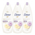 Dove Purely Pampering Sweet Cream and Peony Body Wash 3 Pack (709.7ml per pack)