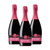 Yellow Tail Red Moscato Bubbles Sparkling Wine 3 Pack (750ml per Bottle)