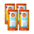 Metamucil Appetite Control Orange Zest Dietary Supplement 4 Pack (662g per Bottle)