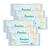 Pampers Fresh Clean Baby Wipes 6 Pack (64\'s per pack)
