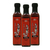 Nanric Road Rocket Fuel Hot Chilli Sauce 3 Pack (250ml per Bottle)