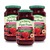 E.D. Smith Triple Fruits Raspberry with Strawberry & Blackberry 3 Pack (500ml per Jar)