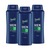 Suave Men Deep Clean Mint Refresh Anti Dandruff Shampoo 3 Pack (826ml per Bottle)