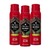 Old Spice Timber Refresh Body Spray 3 Pack (106g per Bottle)